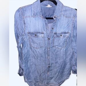 Women’s Light Blue Denim Shirt